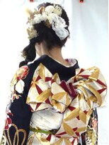 デザインヘアーピアジェ 八木店(DESIGN HAIR PIAGET) ☆2024ピアジェ成人式7☆着付・アップ・メイク振袖レンタル