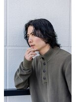 エルバイラビス 大宮(elu by lovis)&nbsp;【SYUYA】ミディアムヘア/緩めスパイラルパーマ/大人パーマ