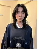 ウルフカット レイヤーカット　ハッシュカット　ワンホンヘア