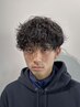 平日【拓斗指名】メンズカット+メンズパーマ＋ReFa頭皮クレンジング ￥12,650