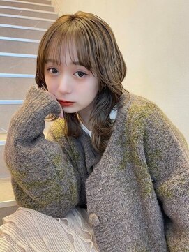 コビーバイジーナ 梅田茶屋町(Coby by Zina) 髪質改善＊オリーブカラーボブルフ＊美髪【Zina Coby梅田】