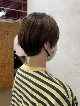 アンジェリカ(Angelica Total Beauty Lifestyle Design) 似合わせ小顔ショートカットブラウンベージュ