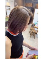 オリビアヘアー(OLIVIA HAIR) 大人可愛いピンクグラデカラー
