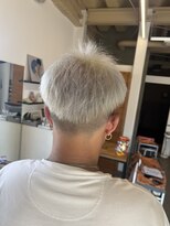 オルガノヘアーギャラリー(OLGANO HAIR GALLERY)&nbsp;ホワイトカラーメンズツーブロックスタイル