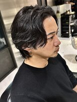 フランクスバーバーリベラルド 横浜(FRANK'S BARBER LIBERALD)&nbsp;フェザーパーマサーフカール刈り上げセンターパート