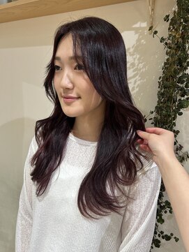 【ZEST中野/Hikaru】冬おすすめワインレッド♪学割/髪質改善