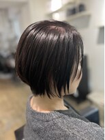 ツムグ 代官山店(TUMUGU) 後頭部のつむじ割れを自然に隠す大人丸みショート