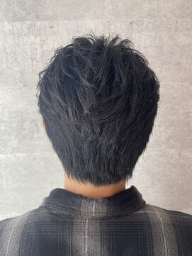 メンズフェザーパーマスタイル