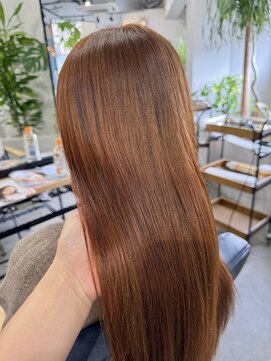 オアシス アン(oasis-un) オレンジブラウンカラー