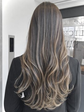 フリック 京都河原町店(FLICK) ★外国人風ハイライト/白髪ぼかしハイライト/レイヤーカット