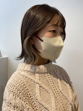 コキュウ(co-kyu) インナーカラー ホワイトベージュ