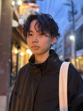 ヘアーデザイン アルエ(HAIR×design ARUE) 【RIKI限定】社会人男性色気波巻きシャドウパーマ