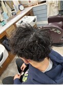 MEN’S HAIR/波巻ツイストスパイラル/フェザーパーマ/船橋