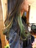 インナーカラorイヤリングカラーorハイライト+カット¥14900