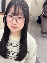 サンチャサロン(sancha salon) 黒髪ロングレイヤー