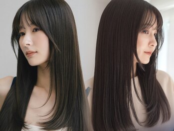 モードケイズエミュー(MODE K's eau)の写真/【摂津本山駅】毛先が硬くならず、自然な柔らか艶ストレート♪指通りも滑らかで、手ぐしで簡単セット完了★