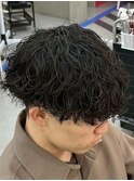 名古屋シャドウパーマ波巻きパーマツイストスパイラルパーマ緩め