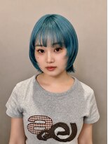 テントー 大泉学園店(Tento-)&nbsp;ブルーカラー×レイヤーボブ