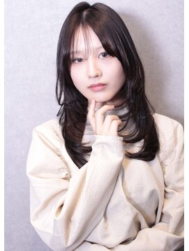 リメル 奥沢自由が丘店(Remel) 前髪似合わせ/リフトレイヤー/ナチュラル/くびれ巻き/モテ髪