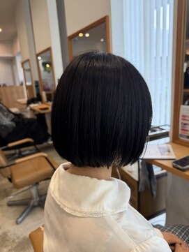 カノエ 山口小郡店(canoe) ダークカラー×ボブ