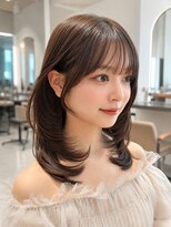 フォト 新宿三丁目(foto)&nbsp;髪質改善地毛風縮毛矯正くびれレイヤー顔まわりカット韓国風