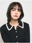 ◆隠れ家サロンで作る大人レイヤーカット/シースルーバング/新宿