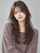 トリニティ(trinity)&nbsp;ブリーチ×髪質改善 ココアブラウン　ハッシュカット 豊見城