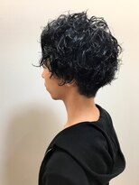 エルパティオ(EL PATIO)&nbsp;ツーブロ 耳掛けアップバングウェーブスタイル