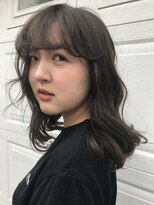 プレゼンス ネイヴィ(PRESENCE NAVY) ミディアム/ダークグレージュ/ダークアッシュ/鎖骨ミディアム