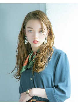 ロンド 表参道店(Lond) ロングウェーブスタイル＊ツヤ感抜群グレージュ＊