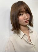 切りっぱなしボブ