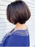【morio成増/玉井】重めショートボブ　インナーカラー
