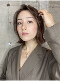 シースルーナチュラルボブ