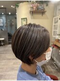 白髪ぼかしハイライト