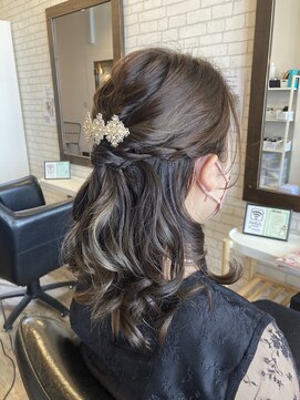 ラシクベル(Lashiku Belle) お呼ばれハーフアップ