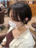 ショートカット丸みショート耳掛けハンサムショート10代20代30代