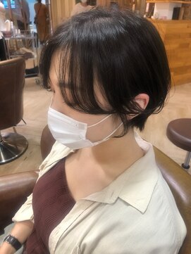ラヴィズム 名駅店(LUVISM) ショートカット丸みショート耳掛けハンサムショート10代20代30代