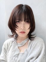 アイティーバイアルバム 下北沢店(IT by ALBUM)&nbsp;エッジウルフスタイル_マチルダボブピンクベージュ_69317