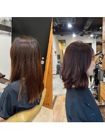 ディッシュ 五反田(dish)&nbsp;暖色ベージュ/ゆるふわミディアム☆五反田美容院