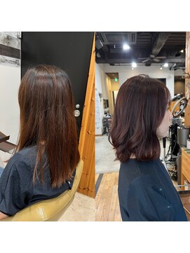 ディッシュ 五反田(dish) 暖色ベージュ/ゆるふわミディアム☆五反田美容院