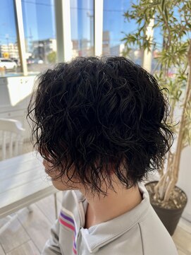 タブー 岐阜店(TABOO) かきあげロング　スパイラルパーマ