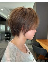 ビューエヒメ(VIEW EHIME)&nbsp;大人ラフウェーブ20代30代40代ボブブラウンスウィングショート