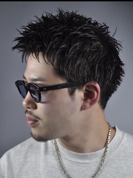 ヒロギンザバーバーショップ 大宮店(HIRO GINZA BARBER SHOP) スパイキーショートスタイル