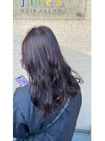 ジェリカヘアー サンフラワー通り(Jlica hair) ツヤ感重視ラベンダーピンク！