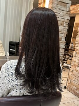 アルターリアン(aL ter LieN) 【ラベンダーブラウン】レイヤーカット/レッドブラウン  林遥南