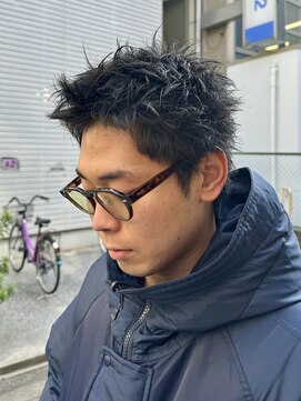 ヒカリス 中崎店(HIKARIS) メンズ × スパイキーショート