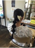 ヘアセット!