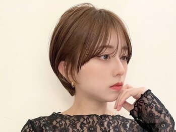 ジルブラン 土浦(JIL BLAN)の写真/《ハイライトと相性の良いショートヘア》骨格や髪質に合わせたカットで、あなただけの似合わせショートに♪