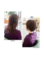 トリップ ヘアメイク(trip) ひし形ショートボブ