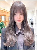 Say.黒髪ボブルフネビージュ小顔ワンレングレーシルバーロング